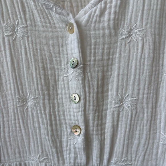 Embroidered Gauze Cotton Summer Dress - Picture 8 of 12